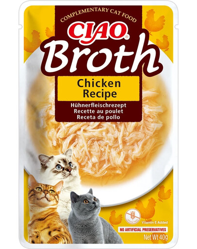 INABA Cat CIAO Broth Bulion Chicken 40 g