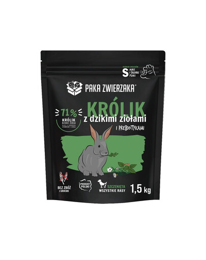 SEVENTH HEAVEN 1,5 kg Suché krmivo králik s divokými bylinkami pre šteňatá