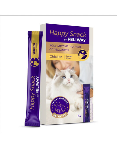 FELIWAY Happy Snack 6x15 g krémová maškrta pre mačky