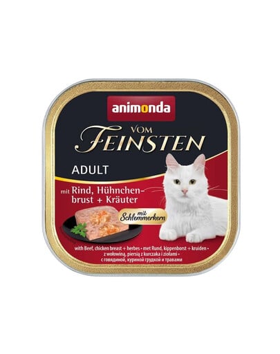 ANIMONDA Vom Feinsten Pate hovädzie a kuracie prsia s bylinkami 100g