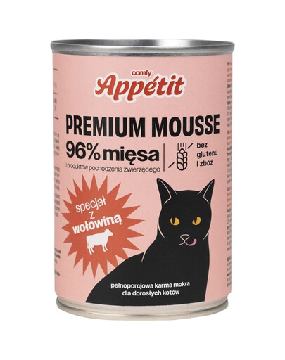 COMFY APPETIT PREMIUM Mousse Cat Beef 400 g