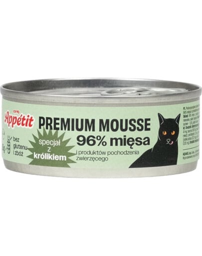 COMFY APPETIT PREMIUM Cat Mousse Rabbit 85 g