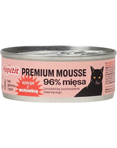 E-shop COMFY APPETIT PREMIUM Cat Mousse Beef 85 g