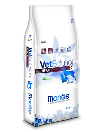 MONGE Vet Solution Dog Hepatic 12 kg