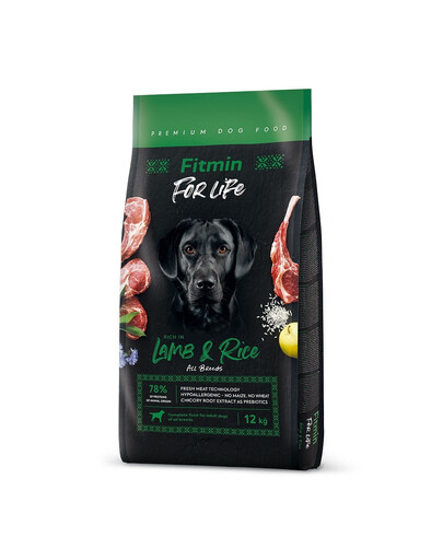 FITMIN Dog For Life Lamb & Rice 12 kg