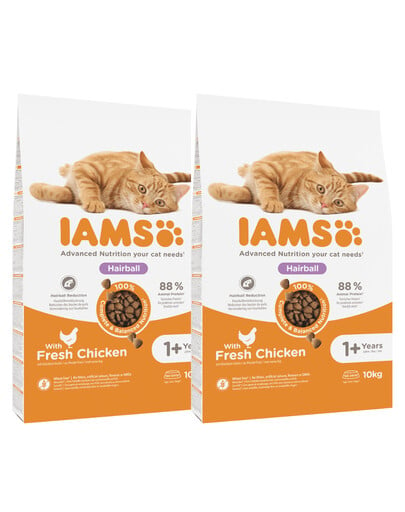 IAMS for Vitality Granule pre mačky s čerstvým kuracím mäsom 20 kg (2 x 10 kg)