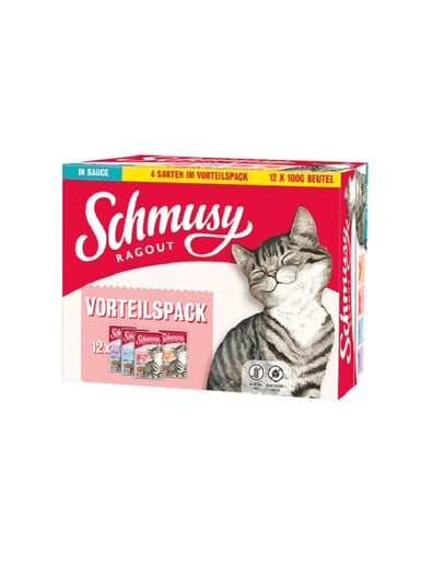 SCHMUSY RAGOUT Adult in Sauce Multibox 12x100g