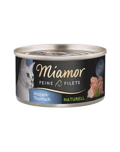 MIAMOR Feine Filets Naturell Skipjack Tuna 80g