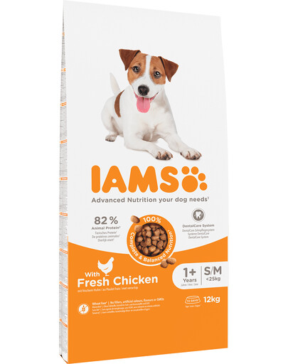 IAMS ProActive Health Adult Small & Medium Breed Chicken 12 kg