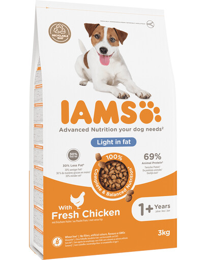 IAMS ProActive Health Adult Light in Fat for Sterilsed / Overweight dogs Chicken 3 kg