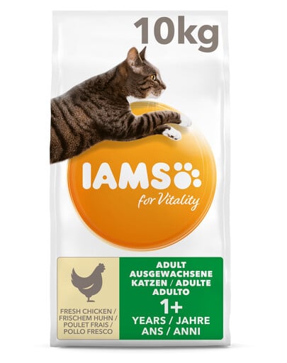 IAMS Cat Adult All Breeds Chicken 10 kg