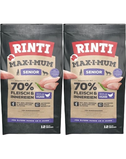 RINTI MAX-I-MUM Senior Chicken  2 x 12 kg