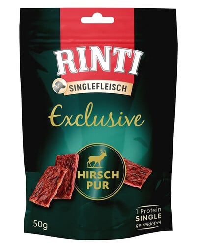 RINTI Singlefleisch Exclusive Snack Zverina pre psov 50 g