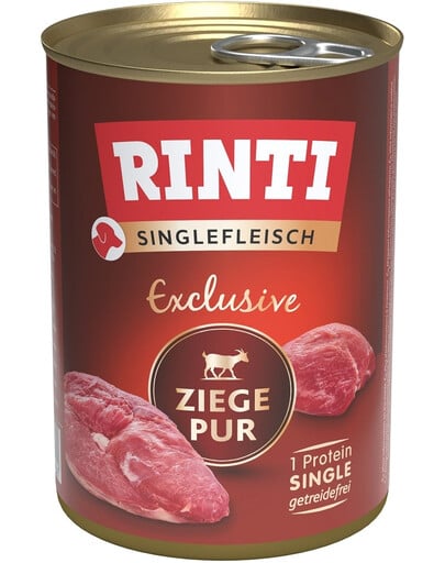 RINTI Singlefleisch Exclusive Goat Čistý kozí monoproteín 400 g