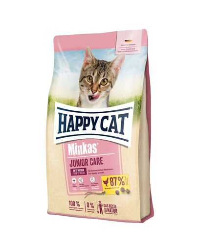 HAPPY CAT Minkas Junior Care kuracie 10 kg