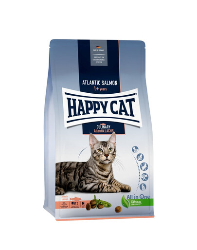 HAPPY CAT Culinary Adult Atlantik Lachs Granule s obsahom  lososa atlantického 10 kg