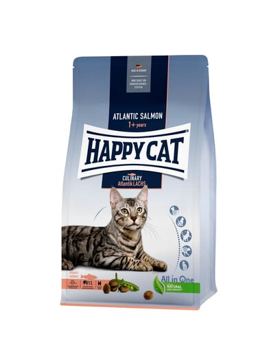 HAPPY CAT Culinary Adult Atlantik Lachs Granule s obsahom  lososa atlantického 10 kg