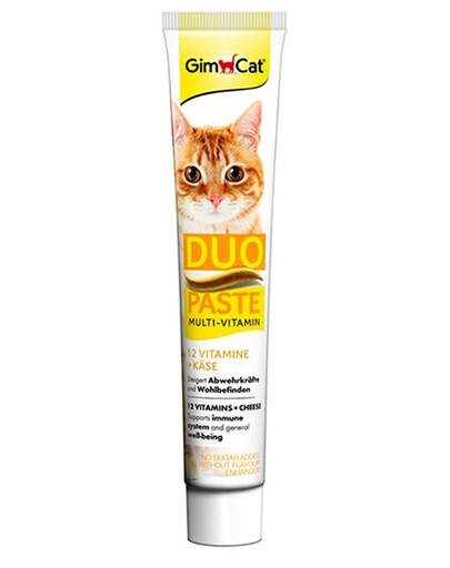 GIMCAT Duo Paste Multi-Vitamin 12 witamin+Cheese 50 g