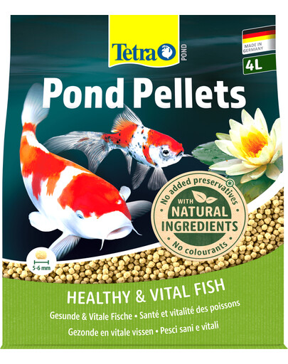 TETRA Pond Pellets 4 l základné krmivo pre ryby v rybníkoch, granulát