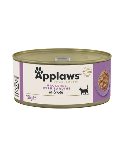 APPLAWS Cat Tin 156 g makrela a sardinky