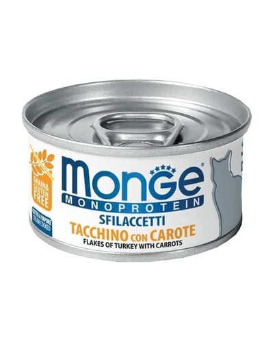 MONGE Cat Monoprotein Morka s mrkvou 80g