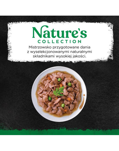 SHEBA Nature's Collection Mix chutí vo vaničke na omáčku 8x85g kuracie mäso s paprikou a losos s hráškom