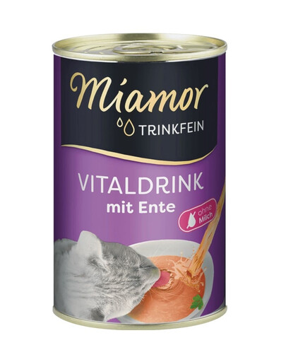 MIAMOR Trinkfein Kačacia polievka pre mačky 135 g