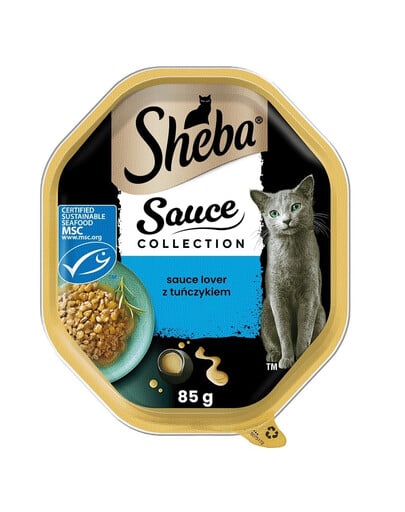 SHEBA Sauce Collection 22x85 g kúskov v tuniakovej omáčke