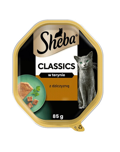 SHEBA Classics 22x85 g v terine so zverinou