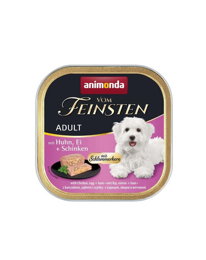 ANIMONDA Vom Feinsten Pate kuracie, vajíčko a šunka 150g