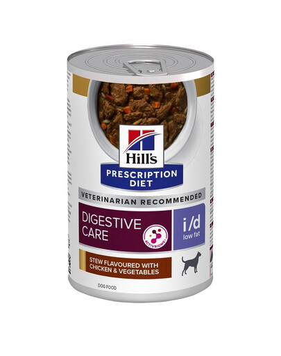 HILL'S Prescription Diet Canine i/d Low Fat Digestive Care Stew  s kuracím mäsom a zeleninou 354 g