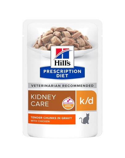 Hill's PRESCRIPTION DIET k/d Kidney Care s kuracím mäsom 12x85 g