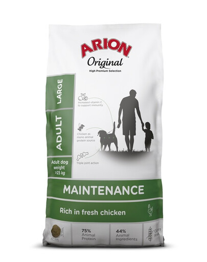 ARION Original Maintenance Adult Large Chicken Rice 12 kg