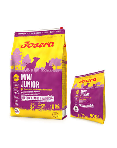 JOSERA Mini Junior 10kg + 900g ZADARMO