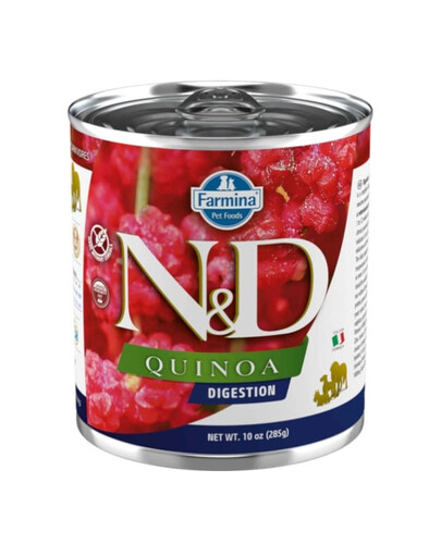 FARMINA N&D Quinoa Digestion Dog 285 g Jahňacie mäso pre psov s poruchami trávenia