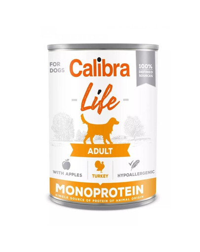 CALIBRA Dog Life Adult Turkey & Apples 400 g