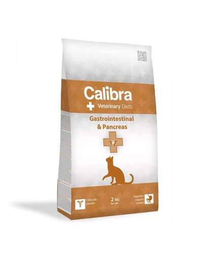 CALIBRA Veterinary Diet Cat Gastrointestinal & Pancreas 2 kg