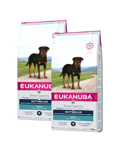 EUKANUBA Adult Breed Specific Rottweiler 24 kg (2 x 12 kg)