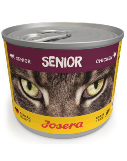 JOSERA Cat Senior krmivo pre staršie mačky, plechovka 6 x 200g