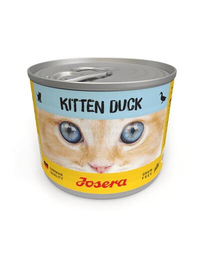 JOSERA Kitten Kachna mokré krmivo pro koťata plechovka 200g