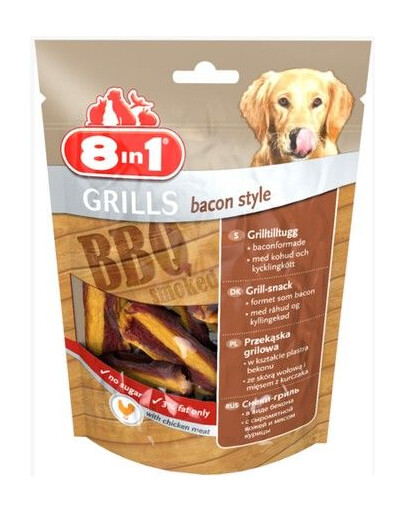 8IN1 Przysmak Grills Bacon Style 80g