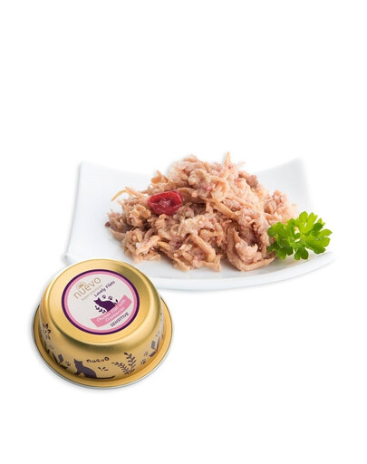 NUEVO Lovely Filets Sensitive Chicken s čučoriedkami a ľanovým olejom pre citlivé mačky 85 g
