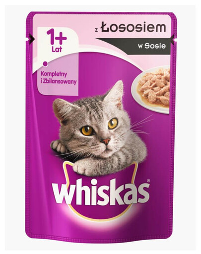 WHISKAS Kapsička losos v omáčke 100 g