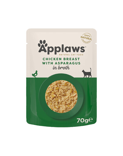 Applaws Kapsička pre mačky kuracie a špargľa 70g