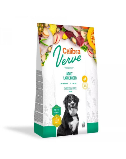 CALIBRA Dog Verve GF Adult Large Chicken&Duck 2 kg