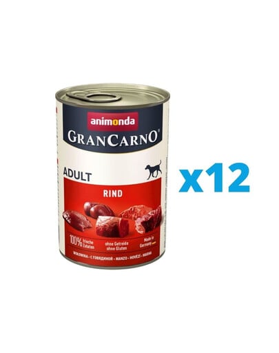 ANIMONDA GranCarno hovädzie 12 x 400 g