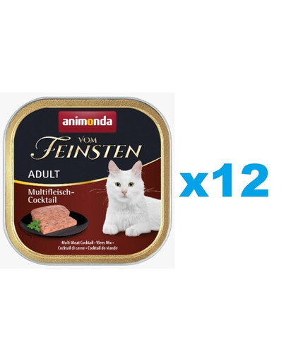 ANIMONDA Vom feinsten multimäsový koktail pre mačky 12 x 100g