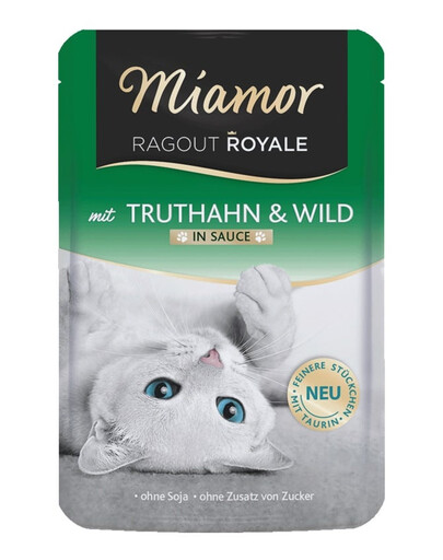 MIAMOR RAGOUT ROYALE Morčacie mäso a zverina v omáčke 100 g