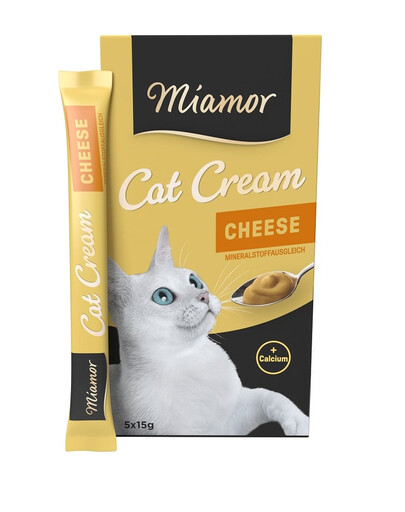 MIAMOR Cat CheeseCream smotanový syr 5x15ml