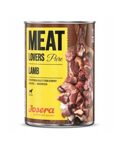 JOSERA Meatlovers pure jahňacie mäso 800g